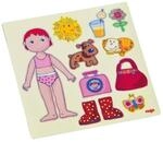 HABA Magnetspiel-Box Anziehpuppe Lilli &ndash; Magnetpuzzle f&uuml;r Kinder ab 3 Jahren...