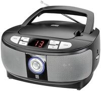 Dual 74575 P 49-1 Boombox mit CD-Player (UKW-Radio, LED-Display, Netz- oder