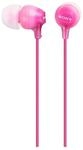 Sony MDR-EX15LPPI geschlossene In-Ear-Kopfh&ouml;rer, Ohne Mikrofon, Rosa