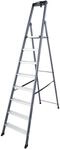 KRAUSE Stehleiter Sepro S eloxiert, 8 Stufen, 124227