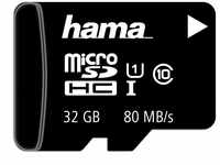 Hama microSD | microSDHC | microSDXC Karte 32GB 80MB/s...