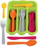 Gowi Toys Cutlery Set (Green) - Set of 4, Kindergro&szlig;