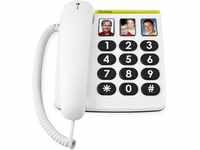 Doro PhoneEasy 331ph Seniorentelefon, Schnurgebundenes Großtastentelefon mit 3