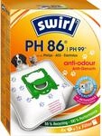 Swirl PH 86 EcoPor Anti-Geruch Staubsaugerbeutel (4 Beutel), rei&szlig;feste Staubbeutel