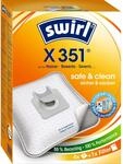 Swirl X 351 EcoPor Staubsaugerbeutel (4 Beutel), rei&szlig;feste Staubbeutel f&uuml;r einige