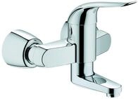 GROHE Waschtisch Einhebelmischer Euroeco Spezial, Wandmontage, EcoJoy, 120 mm,