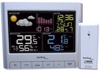 Technoline Funk-Profi-WETTERSTATION WS 6449 FARBDISPLAY Uhr INKL. SENDE NETZTEIL