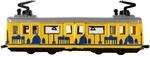 Idena 4259526 - Modell Berliner Stra&szlig;enbahn, mit R&uuml;ckzugmotor, ca. 13,5 x 19...