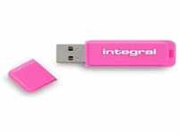Integral Neon 16GB USB-Stick pink