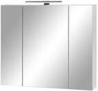 Schildmeyer Spiegelschrank 141350 Limone, 80 x 74,4 x 16 cm, wei&szlig; matt