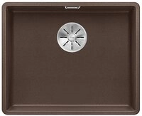 BLANCO SUBLINE 500-F | Granitsp&uuml;le aus SILGRANIT cafe | Einbauart: Fl&auml;chenb&uuml;ndig 
