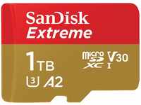 SanDisk Extreme 1 TB microSDXC Memory Card + SD Adapter with A2 App Performance...