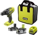 RYOBI 18 V ONE+ Akku-Schlagbohrschrauber Set R18PD3-242S, inkl. 1 x 18 V 2,0...