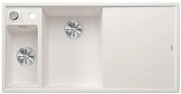 BLANCO AXIA III 6 S | Granitsp&uuml;le aus SILGRANIT wei&szlig; | Einbauart: Einbau von...