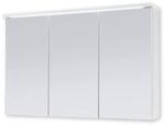 Stella Trading TWO Spiegelschrank Bad mit LED-Beleuchtung in Wei&szlig; -