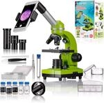 Bresser Junior Sch&uuml;lermikroskop BIOLUX SEL mit Smartphonehalter, reichhaltigem