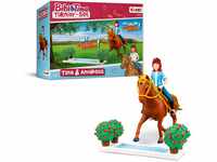 CRAZE BIBI & TINA Turnier-Set Spielfiguren Pferdefiguren Tina und Amadeus mit