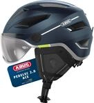 ABUS Stadthelm Pedelec 2.0 ACE - Fahrradhelm mit R&uuml;cklicht, Visier, Regenhaube,