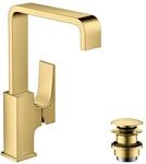 hansgrohe Wasserhahn Metropol, wassersparende Armatur mit Komfort-H&ouml;he 230mm mit