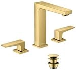 hansgrohe Wasserhahn Metropol wassersparende 3-Loch Armatur mit Komfort-H&ouml;he...
