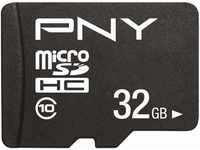 PNY Performance Plus 32 GB microSDHC-Speicherkarte Klasse 10 + SD-Adapter