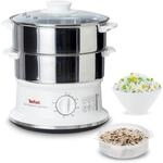 Tefal Dampfgarer elektrisch, 2 Edelstahlbeh&auml;lter, 6L Fassungsverm&ouml;gen,...