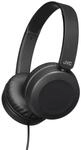 JVC HA-S31M-B - Kabelgebundener On-Ear Kopfh&ouml;rer mit Mikrofon und 1-Tasten