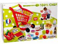 Spielzeug Ecoiffier 1239 – Chariot gefüllt + Registrierkasse