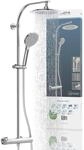 SCH&Uuml;TTE MADURA Duschsystem mit Thermostat, Duschset mit gro&szlig;er Regendusche (&Oslash; 24