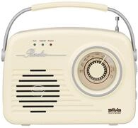 Silva-Schneider Mono 1965, Kofferradio, Netz- oder Batteriebetrieb, beige