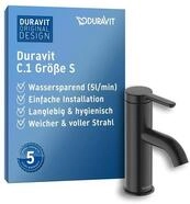 Duravit C.1 Waschtischarmatur, Gr&ouml;&szlig;e S (Auslauf H&ouml;he 66 mm). Wasserhahn Bad...