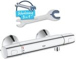 GROHE Precision Trend, Duscharmatur wassersparend (Thermostat f&uuml;r stets konstante