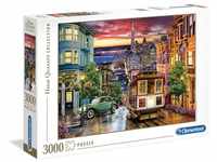Clementoni 33547 San Francisco – Puzzle 3000 Teile ab 9 Jahren, buntes
