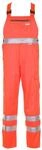 Planam 2021110 Warnschutz Latzhose, Uni Orange, Gr&ouml;&szlig;e 110