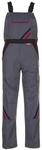 Planam 2332038 Highline Latzhose, Schiefer/Schwarz/Rot, Gr&ouml;&szlig;e 38