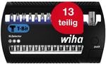 Wiha Bit Set XLSelector 13-tlg. I T-Bit 50 mm PH, TORX, Sechskant 1/4" E6,3 I