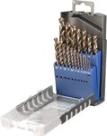 kwb 248920 Metall-Spiralbohrer-Set, Cobalt Metallbohrer, 19-teilig