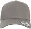 Flexfit Kappe 5-Panel Curved Classic Snapback, Grey, One Size, 7707