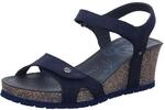 Panama Jack Damen Julia Basics Riemchensandalen, Blau (Marino B10), 38 EU