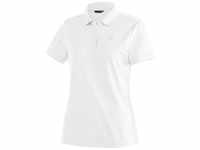 MAIER SPORTS Damen Polo Ulrike T-shirt,Weiß (white), Gr. 36