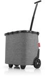 reisenthel carrycruiser in Twist Silber &ndash; Tragbarer Einkaufstrolley mit stabilem