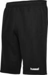 Hummel Herren Shorts HMLGO COTTON BERMUDA, Schwarz, S, 203533-2001