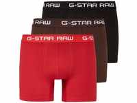 G-STAR RAW Herren Classic Trunk Color 3-Pack, Mehrfarben (dk flame/deep