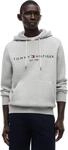 Tommy Hilfiger Herren Hoodie Core Tommy Logo mit Kapuze, Grau (Cloud Heather), M