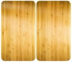 Glasabdeckplatte Universal Holz-Optik, 2er Set