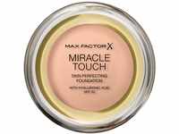 Max Factor Miracle Touch Foundation in der Farbe 35 Pearl Beige – Intensives,