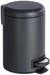 WENKO Kosmetikeimer 3 Liter, Stahl, herausnehmbarer Inneneimer mit M&uuml;llbeutelhalter,