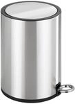 WENKO Kosmetikeimer Mod. Monza 3 Liter, Edelstahl Treteimer mit Easy-Close