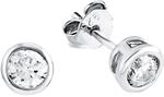 s. Oliver Ohrringe f&uuml;r Damen, Zirkonia / 925 Sterling Silber, Rhodiniert
