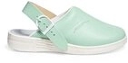 Abeba Clog 7091 - the original, Glattleder,mint/wei&szlig;, zertifiziert, 40